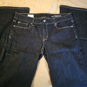 GAP Women's Boot Cut Jeans - Dark Blue